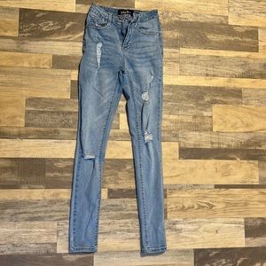 High Rise Indigo Rein Jeans